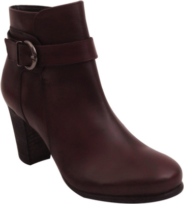 

Salt N Pepper 16-368GRETAWINEWOMENBOOTS Boots For Women(Maroon
