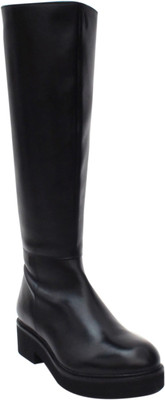 

Salt N Pepper Boots For Women(Black, Plainblack
