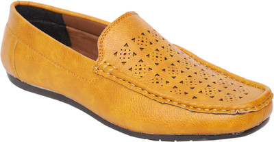 

AK traders Shoe yellow color Loafers For Men(Yellow