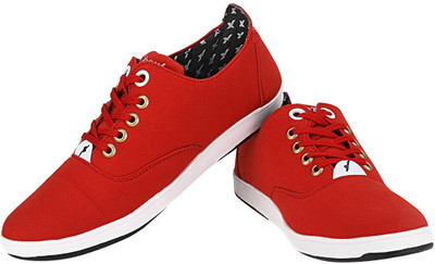 

Kenamin Canvas Shoes For Men(Red