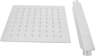 

Kitsch Ultra Thin SS Square 150mm (6"X6") Combo With 225mm (9") Long Arm For Shower Head