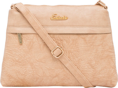 

ESBEDA Women Casual Beige PU Sling Bag