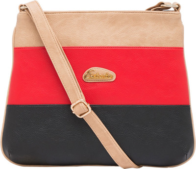 

ESBEDA Women Casual Beige PU Sling Bag
