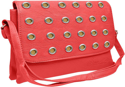 

Tap Fashion Women Casual Red PU Sling Bag
