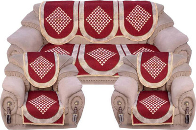 

Creative Homes Cotton Sofa Cover(Red Pack of 6)