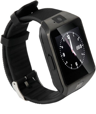 

VibeX ™ ARC HD Touch Screen With SIM Card SMS Smartwatch(Black Strap Free Size)