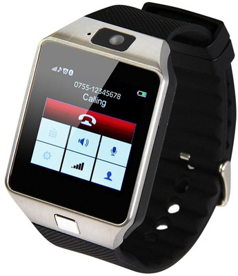 

VibeX ™ DZ09 Bluetooth Smart Watch with Camera for Samsung S5 / Note 2 / 3 / 4, Nexus 6, Htc, Sony and Other Android Smartphones Smartwatch(Black Strap Free Size)
