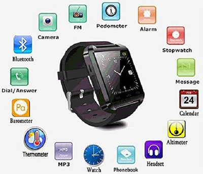 

OASIS Bluetooth Smart Watch Phone Samsung A177 Compatible With Camera and Sim Card Support Black Smartwatch(Black Strap M)