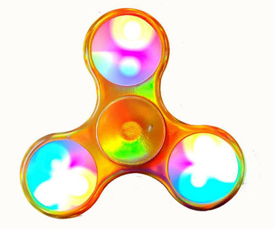 

Metro led fidget spinner high quality(Yellow)