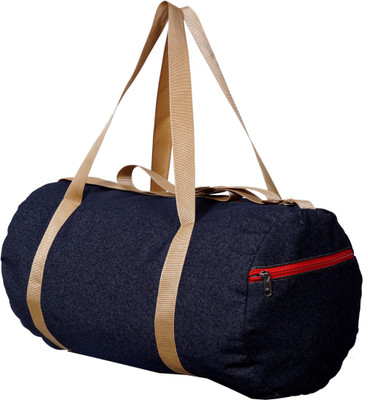 gag wears Denim Gym Bag(Blue, Kit Bag