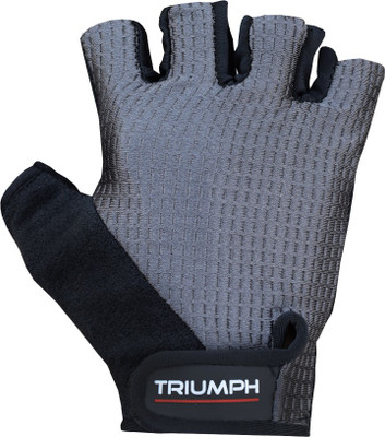 Triumph Inspire Black,grey_ Gym & Fitness Gloves (, Black, Grey