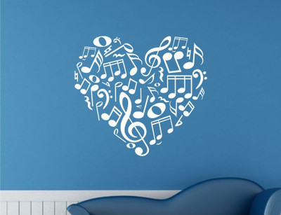 

Wall Guru  Home Décor wall Sticker(Pack of 1, White