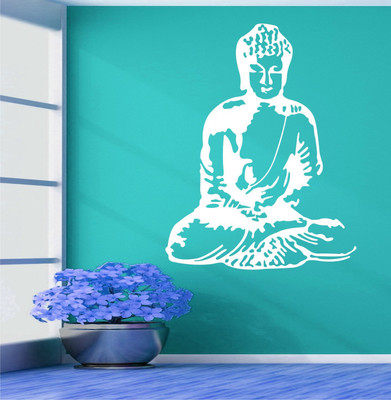 

Wall Guru  Home Décor wall Sticker(Pack of 1, White