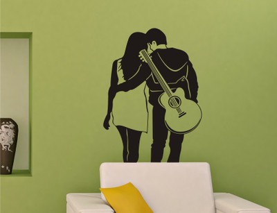

Wall Guru  Home Décor wall Sticker(Pack of 1, Black