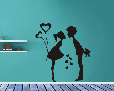 

Wall Guru  Home Décor wall Sticker(Pack of 1, Black