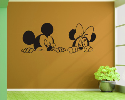 Wall Guru  Home Décor wall Sticker(Pack of 1, Black