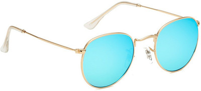 

Mark Miller Round Sunglasses(Blue)