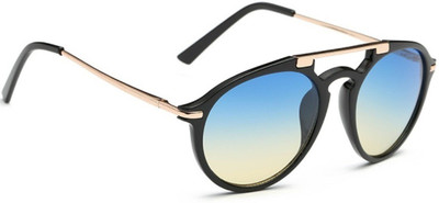 

Mark Miller Round Sunglasses(Blue)