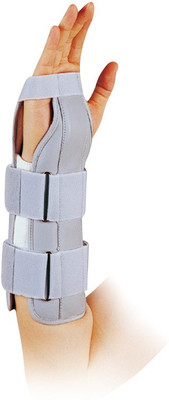 

IM 10" Forearm Splint w/2 Strays Hand Support, Gray