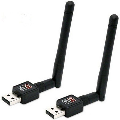 

VU4 Sets Of 2 600 mbps Wifi USB Adapter(Black)