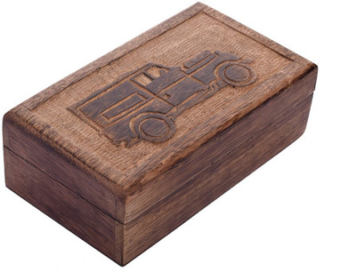 

Store Indya SI-IND-BWN0005 Jewellery Vanity Box(Brown)