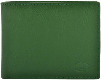 

ADAMO Men Green Artificial Leather Wallet(10 Card Slots)