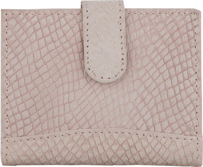 

Maskino Men Pink Genuine Leather Card Holder(18 Card Slots)