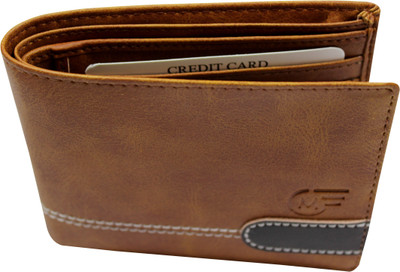 

The Purple Marke Men Brown Artificial Leather Wallet(6 Card Slots)