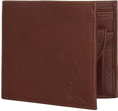 

Parx Men Brown Genuine Leather Wallet(5 Card Slots)