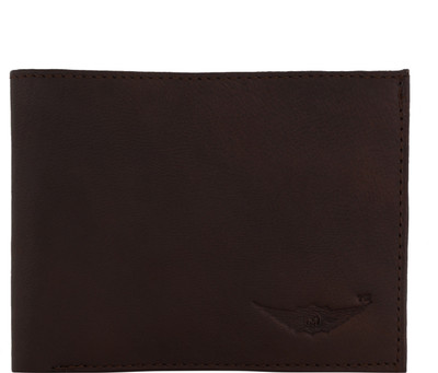 

Maskino Men Brown Genuine Leather Wallet(5 Card Slots)