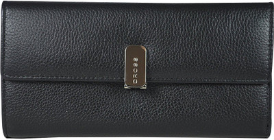 

Cross Women Casual, Evening/Party Black Genuine Leather Wallet(11 Card Slots)