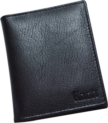 

Knott Men Black Genuine Leather Card Holder(11 Card Slots)