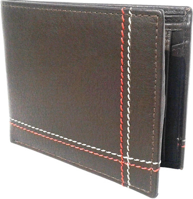 

NUKAICHAU Men Brown Genuine Leather Wallet(4 Card Slots), Cobo brn 4b