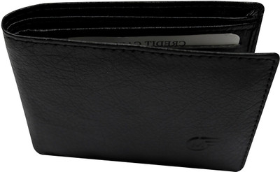 

The Purple Marke Men Black Artificial Leather Wallet(3 Card Slots)