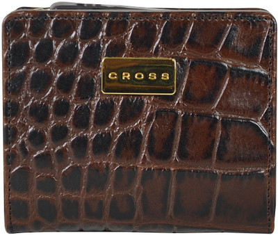 Cross Women Brown Genuine Leather Wallet(3 Card Slots)