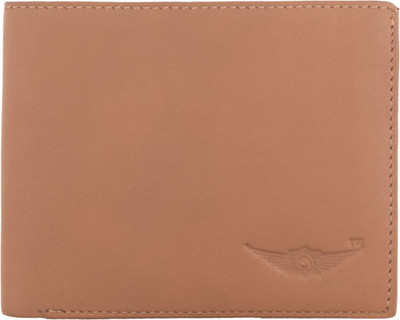 

Maskino Men Tan Genuine Leather Wallet(8 Card Slots)