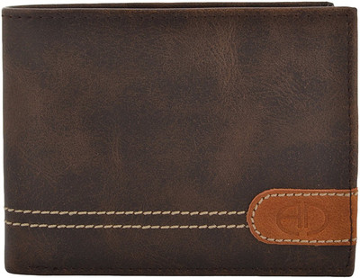 

ADAMO Men Brown Artificial Leather Wallet(10 Card Slots)