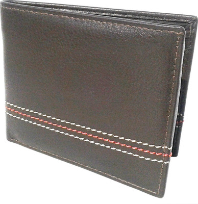 

NUKAICHAU Men Brown Genuine Leather Wallet(4 Card Slots), Cobo brn 4c