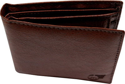 

The Purple Marke Men Brown Artificial Leather Wallet(4 Card Slots)