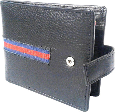 

NUKAICHAU Men Black Genuine Leather Wallet(6 Card Slots), Cobo blk 6