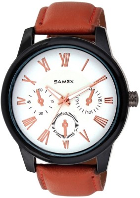 SAMEX SAM3056WTBR DESIGNER LATEST NEWEST FASHION MEN WATCHES Watch  - For Men   Watches  (SAMEX)