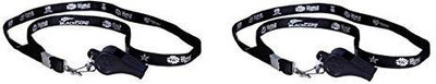

ICC Official ICC T 20 Cricket World Cup Kids & Teens whistle with articipating teams logos Lanyard Pea Whistle(Black, Pack of 2)