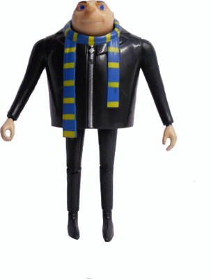 

Emob Mini Evil Man Cartoon Character Action Figure with Moveable Hands/Legs and Light & Sound(Multicolor)