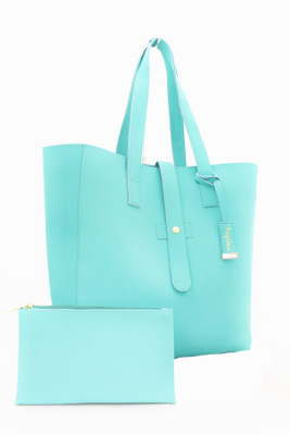 

Bagclan one strap tote Shoulder Bag(Light Blue, 8 inch)