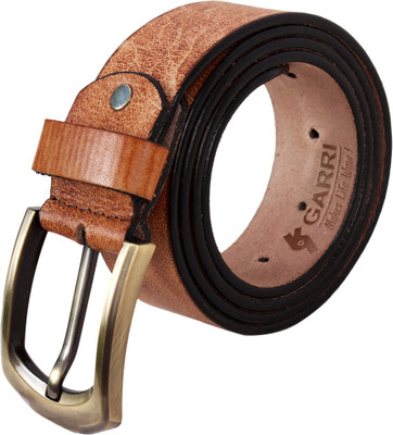 

Garri Men Casual Tan Genuine Leather Belt