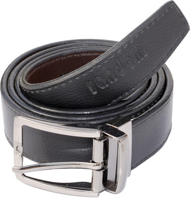 

Random Men Formal, Casual Black Artificial Leather Reversible Belt