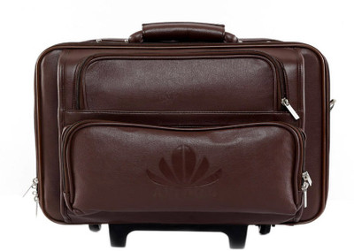 

ABLOOM ABLM1510 Medium Briefcase - For Men(Brown)
