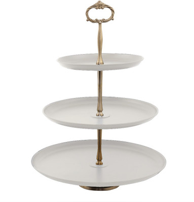 

Elan Steel Cake Server(White, Pack of 1)