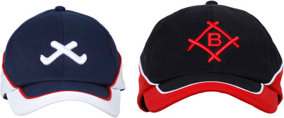 OJASS Embroidered Sports/Regular Cap Cap(Pack of 2)