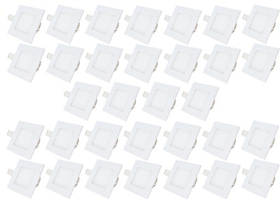 

Bene 3w Square Panel, Color of LED White (Pack of 32 Pcs) Recessed Ceiling Lamp